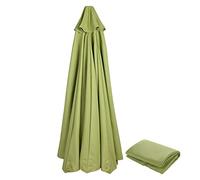 Maoiut Replacement Umbrella Canopy for 3 m 8 Rib Patio Umbrella Fabric Replacement Outdoor Market Umbrella Top (Canopy Only)(Agate Green)
