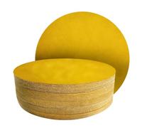 MAOKLA 80 Grit 6-Inch Sanding Discs, 100-PCS, No Hole Hook and Loop Sandpaper Set, Round Orbital Sand Paper Discs for Sander