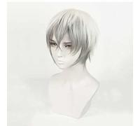 MAOMA Anime Cosplay Wig,Arknights Executor Wig,Off-white short Wig,with Free Wig Cap,for Christmas Carnival party Halloween Cosplay Wig