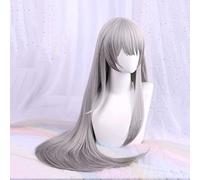 MAOMA Anime Cosplay Wig，Arknights Saria Wig，Silver grey long Wig，with Free Wig Cap，for Christmas Carnival party Halloween Cosplay Wig