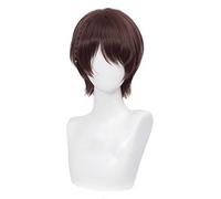 MAOMA Anime Cosplay Wig,Arknights Thorns Wig,Short brown Wig,with Free Wig Cap,for Christmas Carnival party Halloween Cosplay Wig