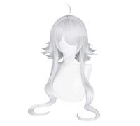 MAOMA Anime Cosplay Wig,Arknights Tomimi Wig,Silver white long Wig,with Free Wig Cap,for Christmas Carnival party Halloween Cosplay Wig