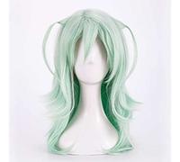 MAOMA Anime Cosplay Wig,Fire Emblem Three Houses Rhea Wig,Green long Wig,with Free Wig Cap,for Christmas Carnival party Halloween Cosplay Wig