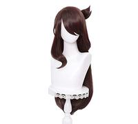 MAOMA Anime Cosplay Wig，Genshin Impact Beidou Wig，Brown long Wig，with Free Wig Cap，for Christmas Carnival party Halloween Cosplay Wig