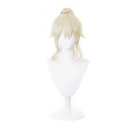 MAOMA Anime Cosplay Wig，Genshin Impact Jean Wig，Golden Braid Wig，with Free Wig Cap，for Christmas Carnival party Halloween Cosplay Wig(Color:Style 1)
