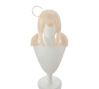MAOMA Anime Cosplay Wig,Genshin Impact Klee Wig,Golden double ponytail Wig,with Free Wig Cap,for Christmas Carnival party Halloween Cosplay Wig(Color:Style 1)