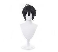 MAOMA Anime Cosplay Wig，Horimiya Izumi Miyamura Wig，Black short Wig，with Free Wig Cap，for Christmas Carnival party Halloween Cosplay Wig(Size:Style 1)