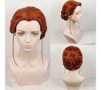 MAOMA Anime Cosplay Wig，Identity V Doctor Emily Dyer Wig，Braided Wig，with Free Wig Cap，for Christmas Carnival party Halloween Cosplay Wig（No hat）(Color:Style 2)