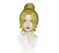 MAOMA Anime Cosplay Wig，Identity V Female Dancer Margaretha Zelle Wig，Golden short curly Wig，with Free Wig Cap，for Christmas Carnival party Halloween Cosplay Wig(Color:Style 2)