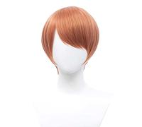 MAOMA Anime Cosplay Wig，Identity V Mechanic Tracy Reznik Wig，Short Orange pink Wig，with Free Wig Cap，for Christmas Carnival party Halloween Cosplay Wig