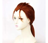 MAOMA Anime Cosplay Wig，Identity V Mercenary (Mr. Reasoning) Wig，Brown ponytail Wig，with Free Wig Cap，for Christmas Carnival party Halloween Cosplay Wig