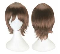 MAOMA Anime Cosplay Wig，Identity V Mercenary Naib Subedar Wig，Short brown Wig，with Free Wig Cap，for Christmas Carnival party Halloween Cosplay Wig