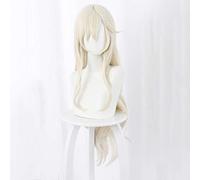 MAOMA Anime Cosplay Wig,Identity V Sculptor Galatea Claude Wig,Beige long wavy Wig,with Free Wig Cap,for Christmas Carnival party Halloween Cosplay Wig
