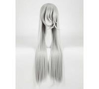 MAOMA Anime Cosplay Wig，NieR Automata: A2 Yorha Type A No. 2 Wig，Silver grey long Wig，with Free Wig Cap，for Christmas Carnival party Halloween Cosplay Wig