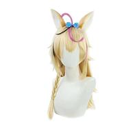 MAOMA Anime Cosplay Wig,Omaru Polka Wig,Long golden Wig,with Free Wig Cap,for Christmas Carnival party Halloween Cosplay Wig