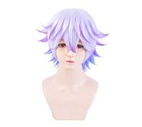 MAOMA Anime Cosplay Wig,Paradox Live Yatonokami Nayuta Wig,Purple gradient short Wig,with Free Wig Cap,for Christmas Carnival party Halloween Cosplay Wig