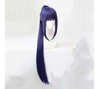 MAOMA Anime Cosplay Wig,Shugo Chara Fujisaki Nagihiko Wig,Dark blue long Wig,with Free Wig Cap,for Christmas Carnival party Halloween Cosplay Wig(Size:Style 2)