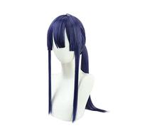 MAOMA Anime Cosplay Wig,VTuber Nagao Kei Wig,Dark blue long Wig,with Free Wig Cap,for Christmas Carnival party Halloween Cosplay Wig