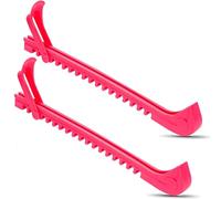 MaoMaoCha Ice Skate Guards Ice Skate Blade Covers Ice Skating Protector with Adjustable Buckle Ice Hockey Skate Equipment Accessories for Kids Adults Ice Skating, Figure Skates, Hockey (Pink)