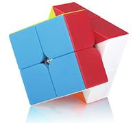 Maomaoyu 2x2 2x2x2 Cube,Speed Magic Cube 2x2,Easy Turning 3D Puzzle Cube Games Toys Presents for Kids Adults(Stickerless)