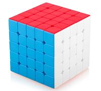Maomaoyu Speed Cube, 5x5 Magic Cube Stickerless, 5x5x5 Smooth Magic Cube 3D Puzzle 3D Twist Brain Teasers Stocking Fiddle Toy