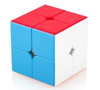 Maomaoyu Speed Magic Cube Stickerless 2x2 2x2x2 Smooth Magic Cube 3D Brain Teasers Stocking Filler Toy