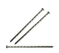 MAOMBO 22 x Garden Spikes Spiral Galvanised for Artificial Grass, Paver Edging, Weed Barrier, Woodwork, etc