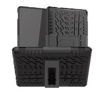 MaoMini for F i r e10/ 10 Plus Case 11th Generation 2021 Release,Kickstand Heavy Duty Armor Defender Cover [NOT fit New 2023 Release 13th Gen] (-Black)