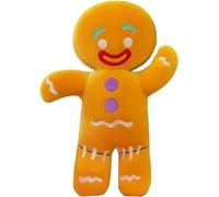 Maomoto Gingerbread Man Christmas Plush Toy, 30 cm, Stuffed Cookie Doll Gingerbread Man Pillow The Christmas Gingerbread Gingy Plush Stuffed Toys for Kids Birthday Xms Gift
