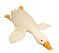 Maomoto White Goose Stuffed Animal,85cm Large Goose Plush Toy,Huge Goose Plush Toys Duck Plush Toy Birthday Gift, Soft, Goose Plush Soft Swan Hugging Pillow, Gift for Kids and Friends