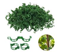 MaoNativey 100 Pcs Plant Support Clips, Garden Plant Clips, Vine Clips Flower Stem Clips For Fixing Tomatoes, Flower, Vegetable, Stem, Plants Clips