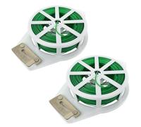 MaoNativey Garden Tie Wire 200m Green Twist Ties with Thread Cutter Flexible Garden Ties Vines Support for Garden Flowers, Climbing Plants, Vines, Lianas, Shrubs Organization Cable Tie