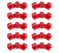 MaoNativey Pack of 30 90 Degree Plant Benders, Plant Bending Clips Garden Tool Plant Aids Gardening Clips Bending Clamps Suitable for Bending Plant Stems and Changing the Direction of Growth,Red