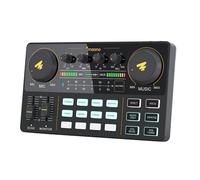 MAONOCASTER AU-AM200 Portable Podcast Console 3.5mm Input & Output for Podcasters, Streamers and Musicians