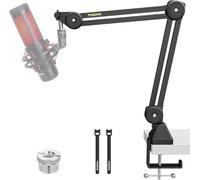 MAONO Microphone Arm Stand-Heavy Duty Boom Arm, Desk Clamp, Versatile Mounting, and Fully Adjustable, Heavy Duty Microphone Stand for Podcast (BA37 Black)
