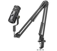 MAONO PD100 Gen2S USB/XLR Dynamic Microphone with Arm, 192kHz/24Bit Studio Audio, Tap-to-Mute, Real-Time Monitoring, Full Metal Body, PC Mic includes USB&XLR Cables, for Podcast, Streaming, Recording