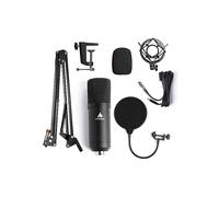 Maono Studio Microphone Kit XLR to 3.5mm Jack Spring Loaded Boom Arm Pop Filter