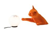 Maoo Table Lamp Orange Velvet