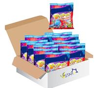 Maooaam Striipes Summer Berries Limited Edition Share Bag PMP 140g - Fruity & Chewy Berry Flavoured Candy Strips (14 x Bags)