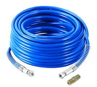 MAOPINER 1/4" Airless Paint Spray Hose | High Pressure Universal Paint Sprayer Flexible Fiber Tube 3300 PSI (50FT, Blue)