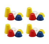MAOQYE 16 Pcs Winter Golf Tees, 4 Colours Winter Rubber Golf Tees with Different Heights for Frosty Days Indoor Outdoor Training