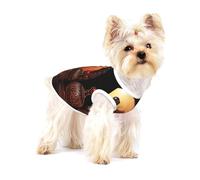 Maori Art Terracotta Cotton Dog Shirt â€“ Soft Breathable Dog Shirt for Dogs Cats Boy Girl Pet Tshirt,Suitable for Small Pets