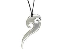 Maori Axe Pendant: Handcrafted Pewter, Adjustable Cord, Surfer Necklace by William Sturt - Tribal-Inspired, New Zealand Heritage