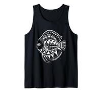 Maori Polynesian Tattoo Fish Diving Summer Holiday Tribal Tank Top