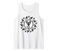Maori Polynesian Tattoo Scorpion Scorpio Star Sign Sun Moon Tank Top
