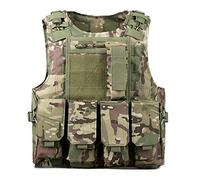 MAOTN Children'S Tactical Vest，shooting Military Field Combat Plate Carrier, Airsoft Paintball Equipment,With steel wire5