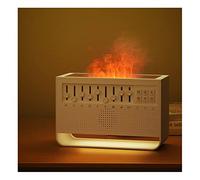 MAOTN White Noise Simulation Flame Aromatherapy Machine, Home USB Humidifier, Night Essential Oil Diffuser,White,One Size