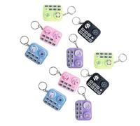 Maouira 10pcs Music Mixer Maker Keychain Interactive Sound Toy Hanging Keyring Key Pendant for Kids Adult Instrument Keychain