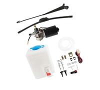Maouira 12V Motor Power Washer Kits Includes Adjustable Sprayer Washer Bottle 90° Coverage for Utility Vehicle Windshields Windshield Wiper