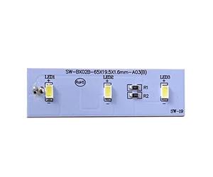 Maouira Durable SW-BX02B Refrigerators LED Light Board Replacement Color Temperature 6000-6500k Extended Life Light Strips Replacement LED Light Strip sw-bx02b